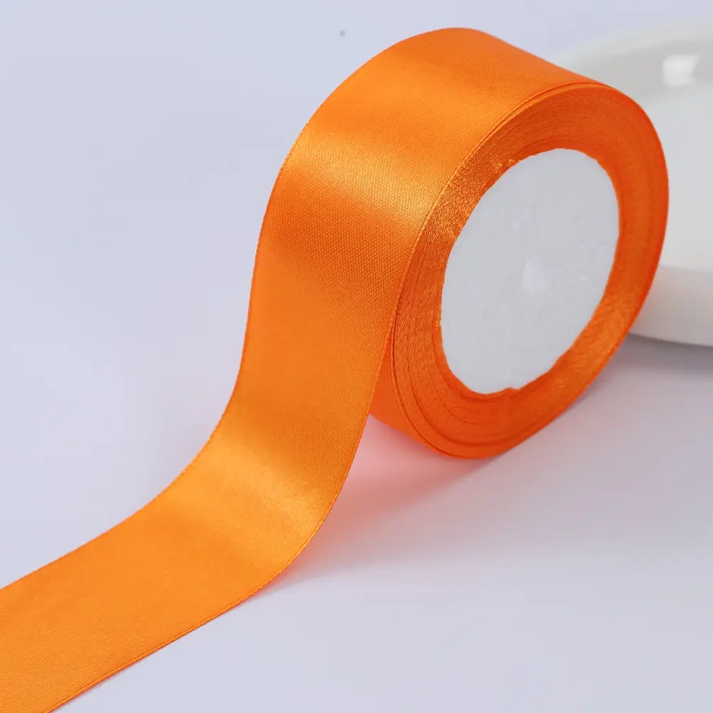 1 Roll 38mm Wide Polyester Ribbon, Smooth Glossy Fabric Satin, Ideal for Gift Wrapping, Bouquet Decoration, Wedding Party Decor, DIY Crafts, Gift Wrapping Supplies