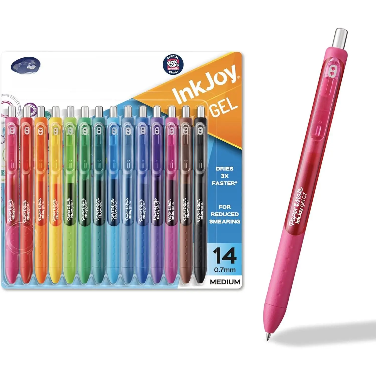 InkJoy Gel Pens, , Medium Point (0.7mm), 14 Count - Smooth Writing,  to School, Teacher Supplies, Journaling, Note-Taking, Doodling