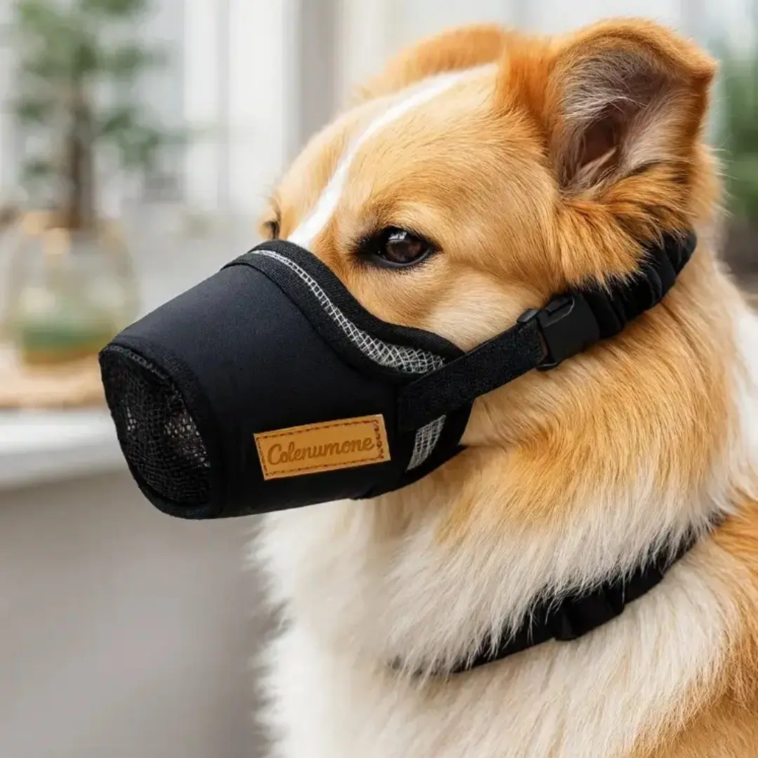 Lightweight Breathable Dog Muzzle, Durable Non-Irritating Face Mask, Washable Pet Bite Prevention, Ideal for Daily Outings, Pet Accessories