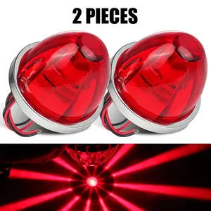 1/2PCS Lorry Side Light Car Truck Side Marker Signal Indicator Trailer Watermelon Lamp LED Waterproof 12V24V Car Clearance Light
