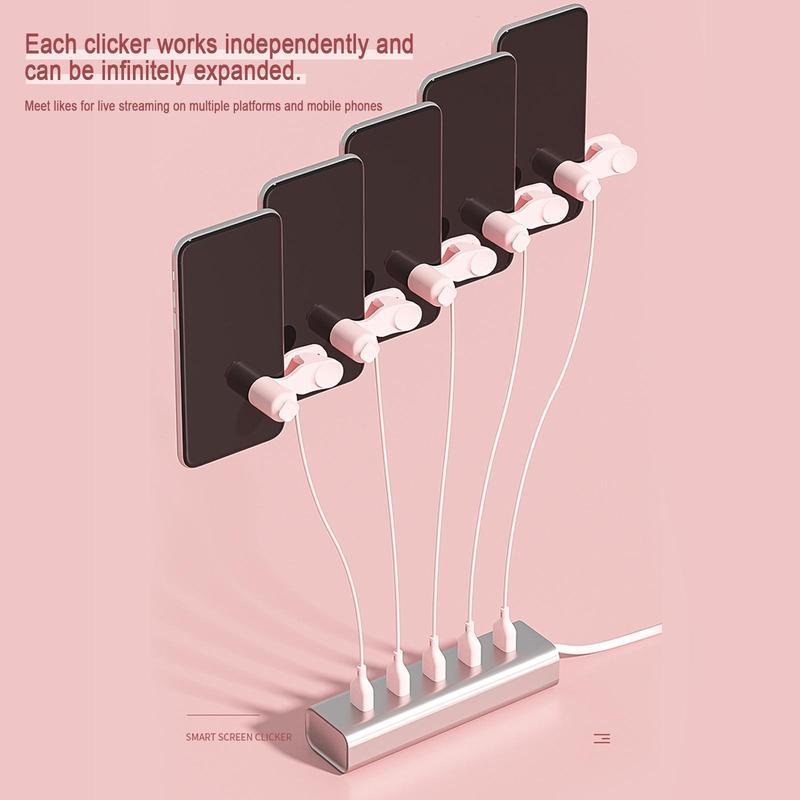 NEW Video Live Streaming Thumbs Up Device, Platform Anchor Clicks To Increase Followers and Win Hearts, Lazy Desktop Game Continuous Clicker, Screen Automatic Clicker, Christmas Gift, Holiday Gift