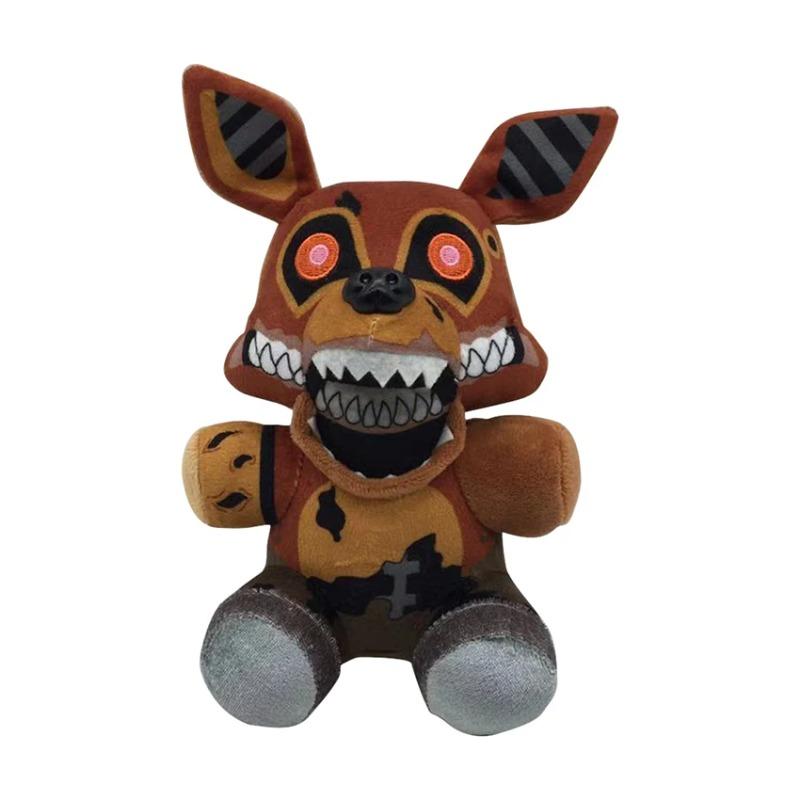Cute FNAF Plush Dolls 18cm Freddy Bonnie Foxy Cartoon Stuffed Toys Children Birthday Gift