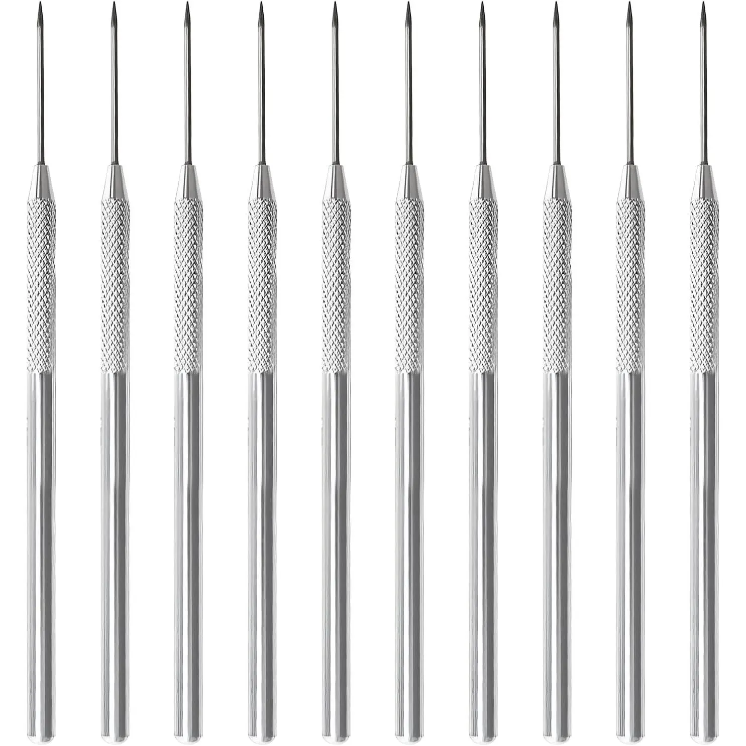 10 count Clay  Tool Set, Metal Pin Polymer Air Dry Clay Sculpting Tools for Pottery Carving Scoring Dotting Modeling, Ceramic Detail DIY Craft Supplies