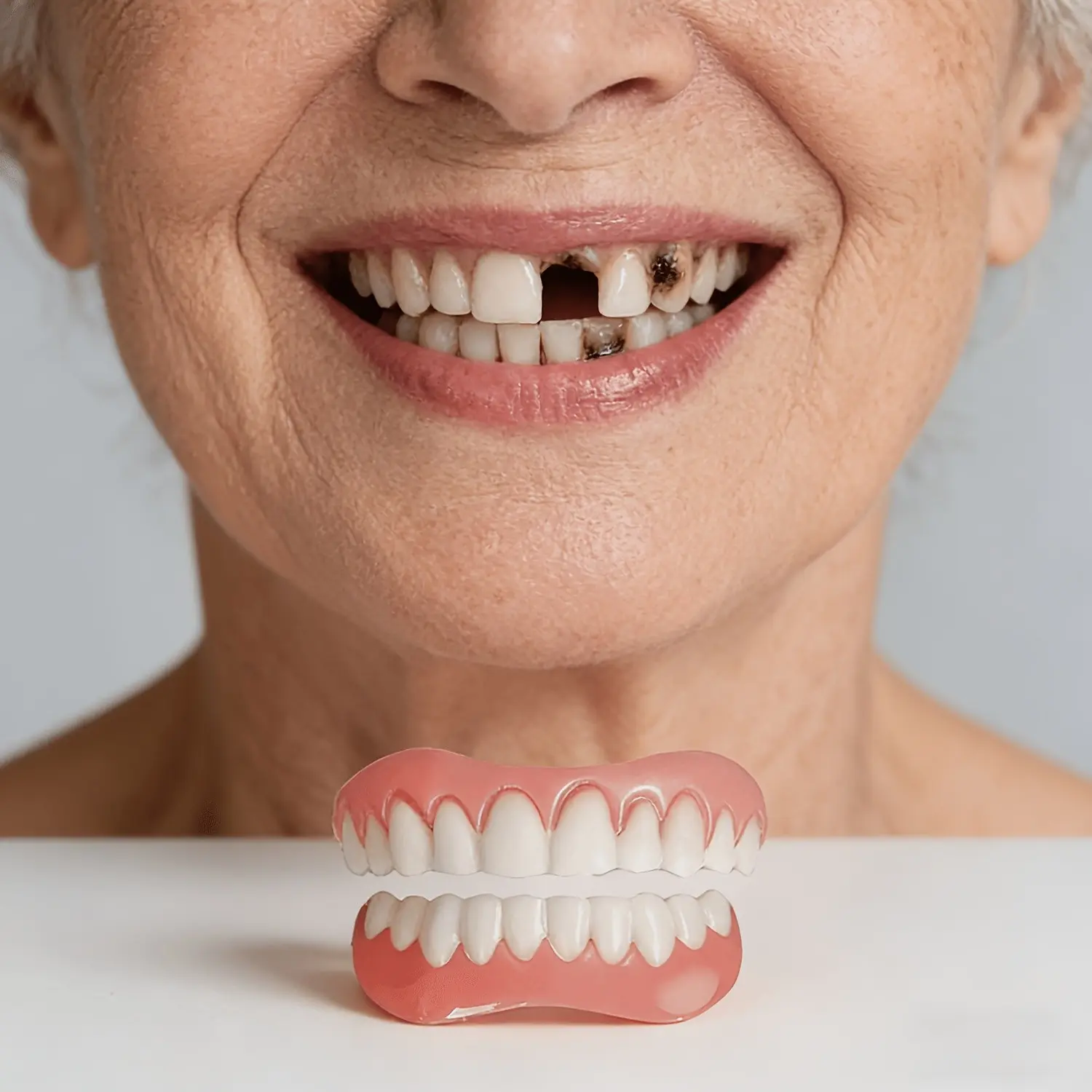 Cosmetic Veneers | Comfortable And Hygienic, Convenient for Temporary Use, Durable Plastic Material, No Foreign Body Sensation, Easy to Clean, Ideal Valentine'S Day Gift