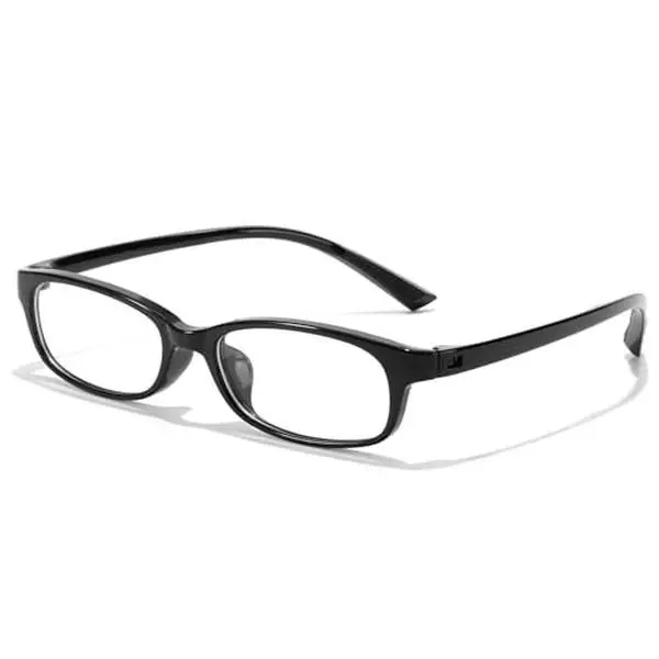 SODQW Women's Rectangle Frame Blue Light Glasses - Y2K Small Non-Prescription Eyewear, Anti-Eyestrain for Office/Computer Use, Stylish High-Quality Fashion Accessories