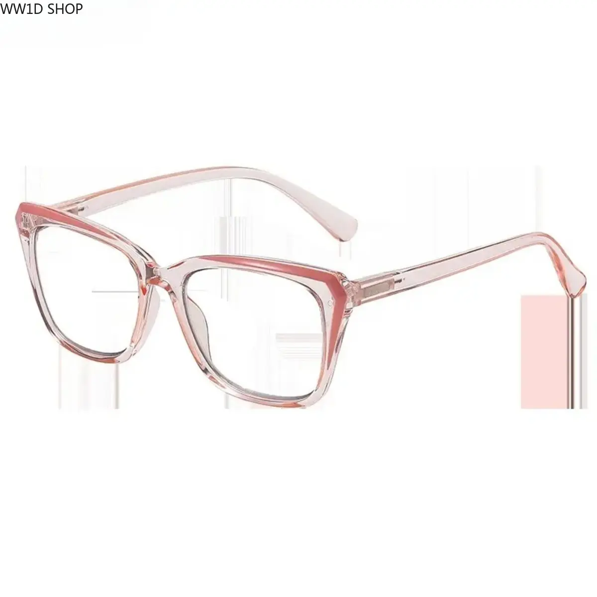 Women's Progressive Multifocal Reading Eyeglasses - Graphic, Romantic, Peppy Sleek Synthetic Polka Dot Square Frame, Lightweight Photochromic Auto-Tinting Lenses for Near-Far Vision, Ideal for Working & All-Day Use Gift