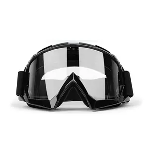 Motocross Goggles ATV Dirt Bike Motorcycle UTV MX OTG Offroad Riding Goggles Clear Lens Anti UV Dustproof Anti Fog Racing Skiing for Men Women Youth Kids