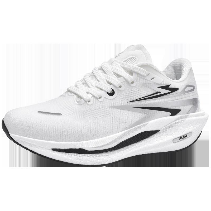 (New)Professional Carbon Plate Marathon Shock Absorption Soft Sole Running Shoes| Men'S Sports Shoes with Upper and Rubber Sole, Low Top Design, All-Season