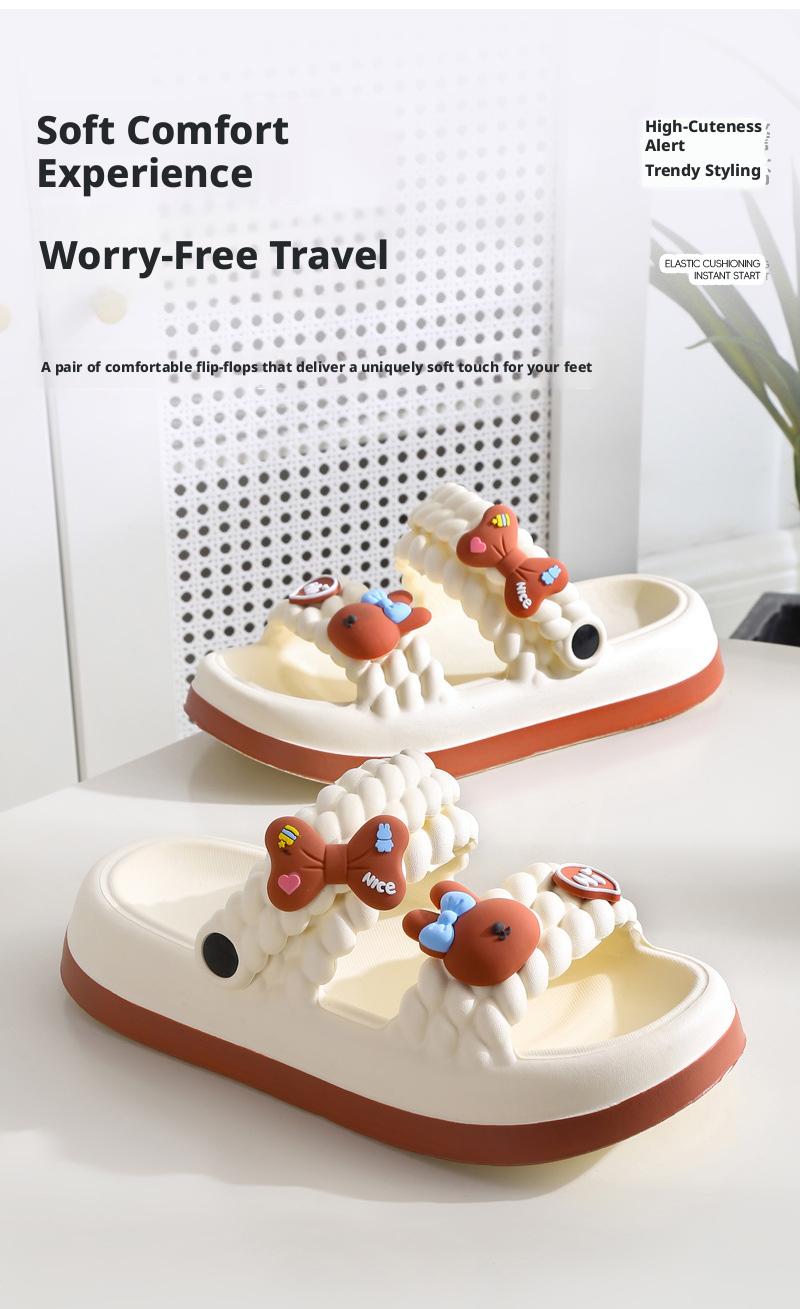 New thick-soled women's slippers, non-slip cute sandals