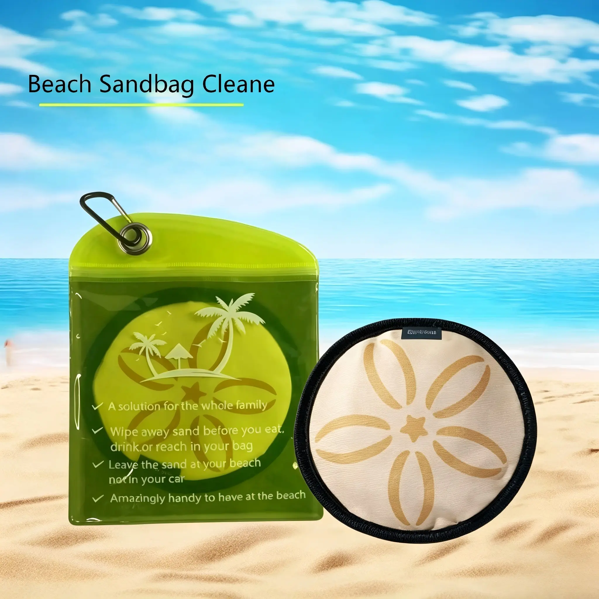 Beach Sand Removal Bag, Efficient Sand and Gravel Cleaner, Outdoor Beach Play Essential, High-Performance Sand Eraser, Perfect for Beach Activities