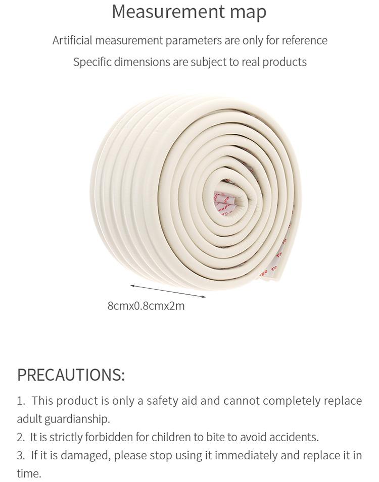 FaSoLa self-adhesive reinforced baby anti-collision strip, baby anti-bump protection, child protective strip, anti-collision version