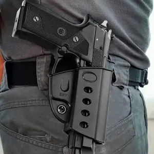 Classic style Tactical Right-Hand M9 Pistol Sheath, BRV Quick Draw Sheath. Suitable for M9 model. Made of ABS material.
