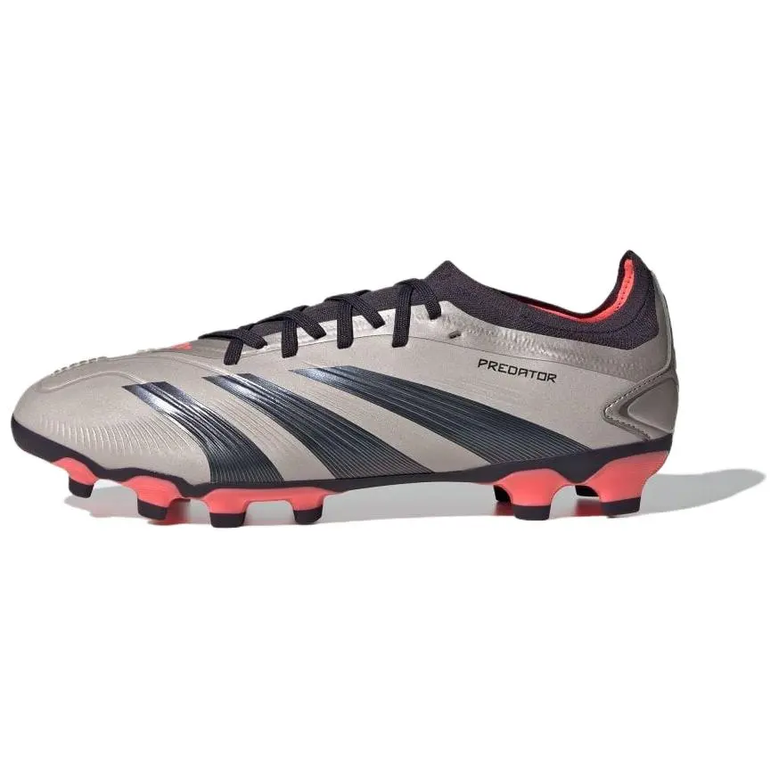 Adidas Predator Pro Men's Silver-House White Official Soccer Cleats - Ergonomic Fit, Modern Aesthetic, Precision, Comfort, Versatility, Grip for Optimizing Player Performance (Maison Mihara)