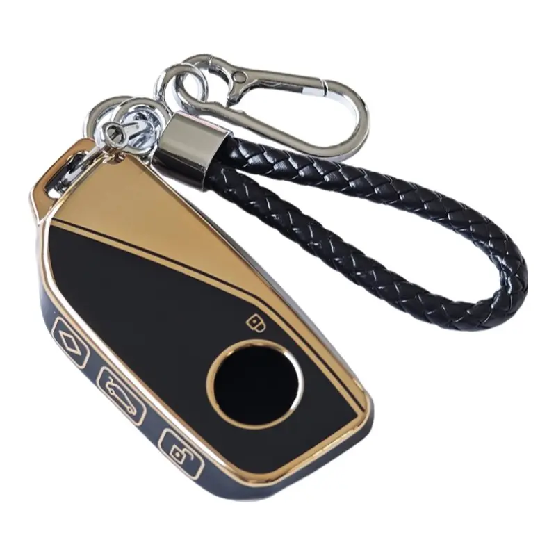 Bmw Smart Key Cover, Advanced Soft Tpu Case, Compatible with Bmw X1, X5, Ix, I7, X6, X7, Xm, Ix3, 5 Series, 7 Series, Anti-Scratch, Shockproof, Lost Prevention