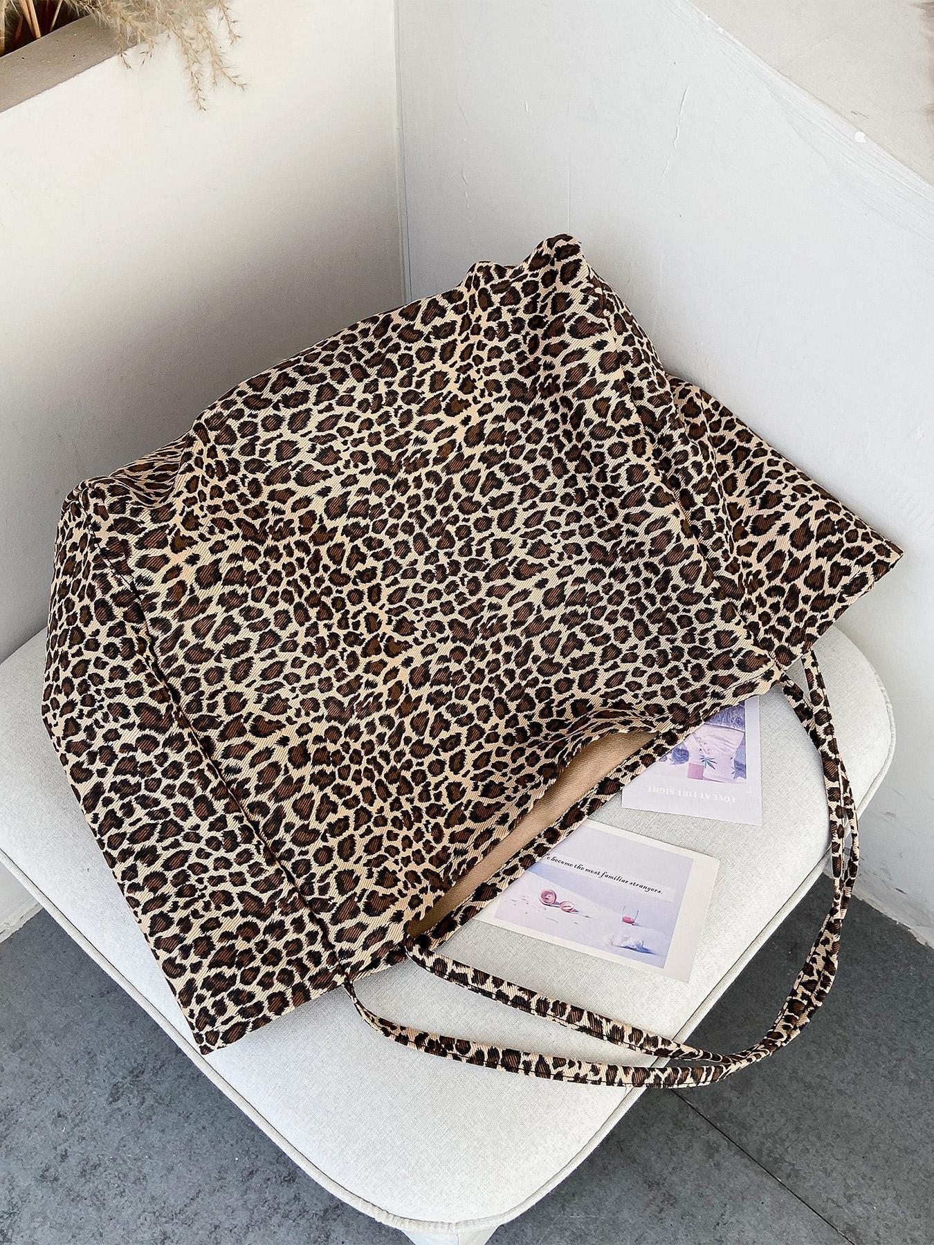Leopard Tote Bag Capacity