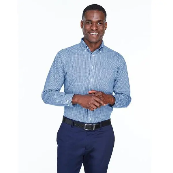 Men's Crown Woven Collection™ Gingham Check - SILVER - S