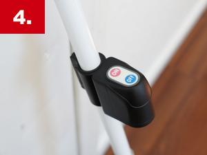 Securityman Door Security Bar with Alarm| Sliding Door Security| Door Stopper (120 dB Extra Loud Alarm) Enjoy Peace of Mind with Durable, Heavy Duty Door Jammer Door Stop Alarm Stick Inside