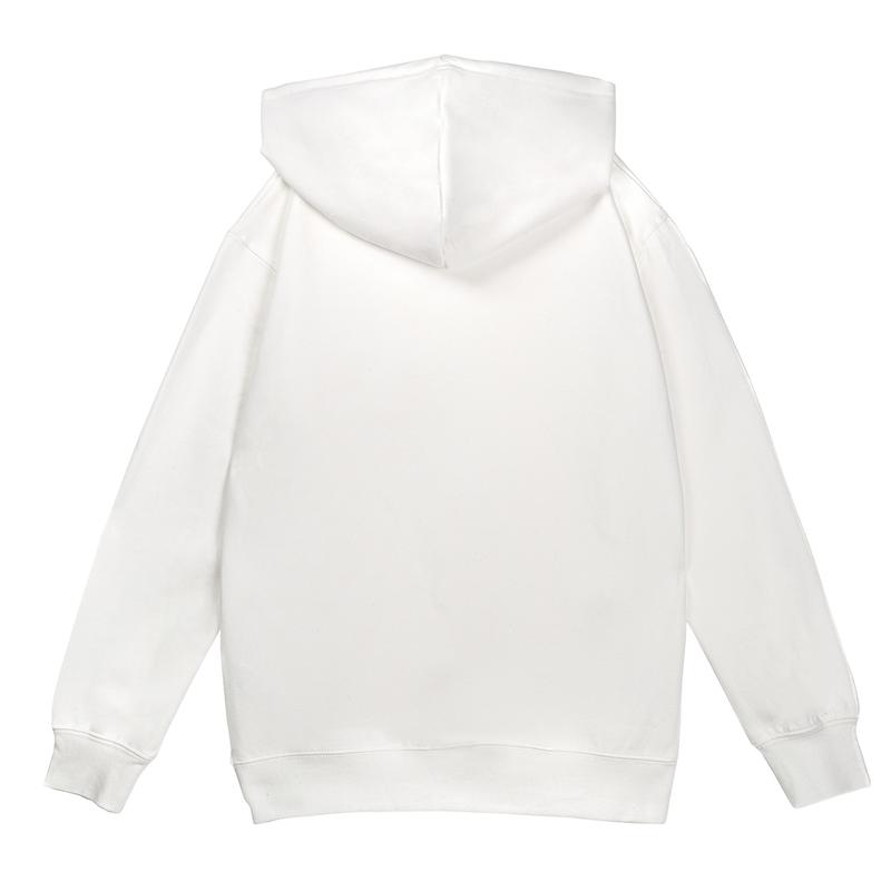 100% cotton hooded sweatshirt, stylish and versatile bow and letter print hooded sweatshirt