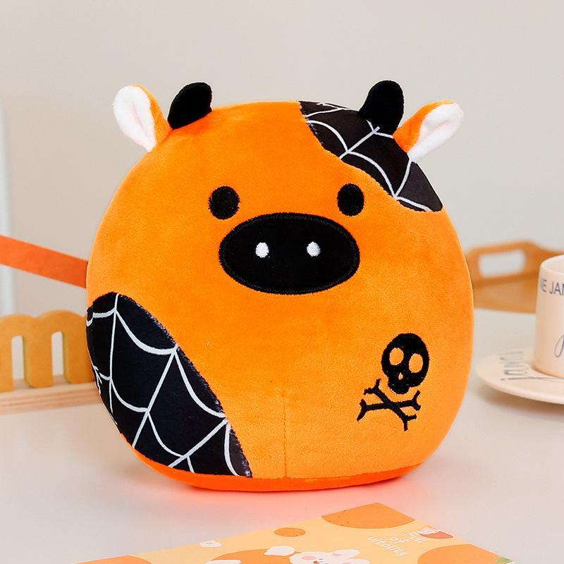 20cm Halloween Pumpkin Plush Pillow Dolls Horror Wizard Hat Cushaw Shaped Cushion Toys Birthday Christmas Gifts