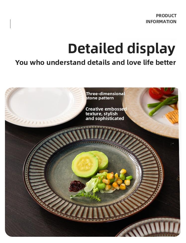 Ceramic cup latte art coffee cup and saucer set for couples, vintage style coffee cup, Japanese ins light luxury retro