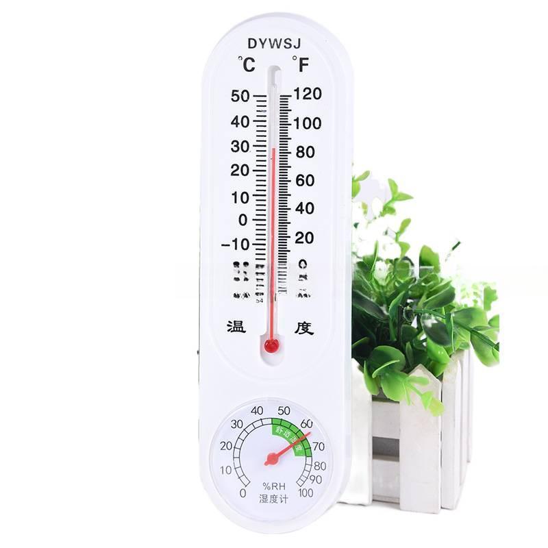 Wall-mounted thermometer and hygrometer for home use, indoor thermometer, long strip temperature gauge, indoor and outdoor hanging thermometer