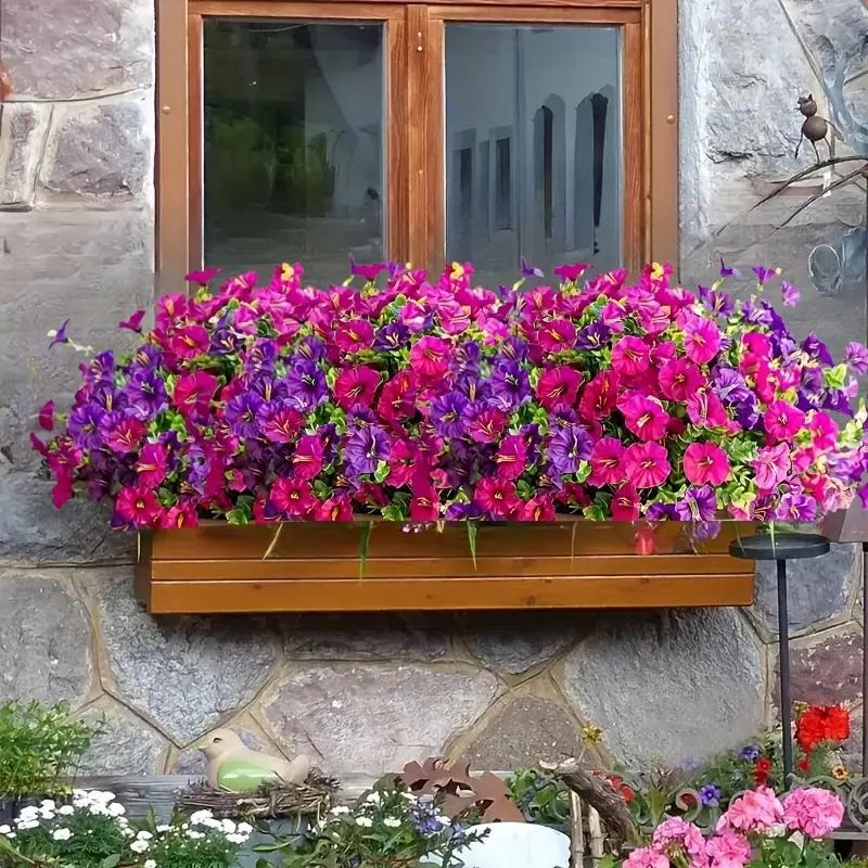 Artificial Flower (16pcs/set), Faux Flower, Decorative Flower for Home Garden, Porch, Window Box, Yard and Seasonal Celebrations, Spring/Summer Decoration, Fruit, Artificial Flower Plant #GLOBAL PICKS