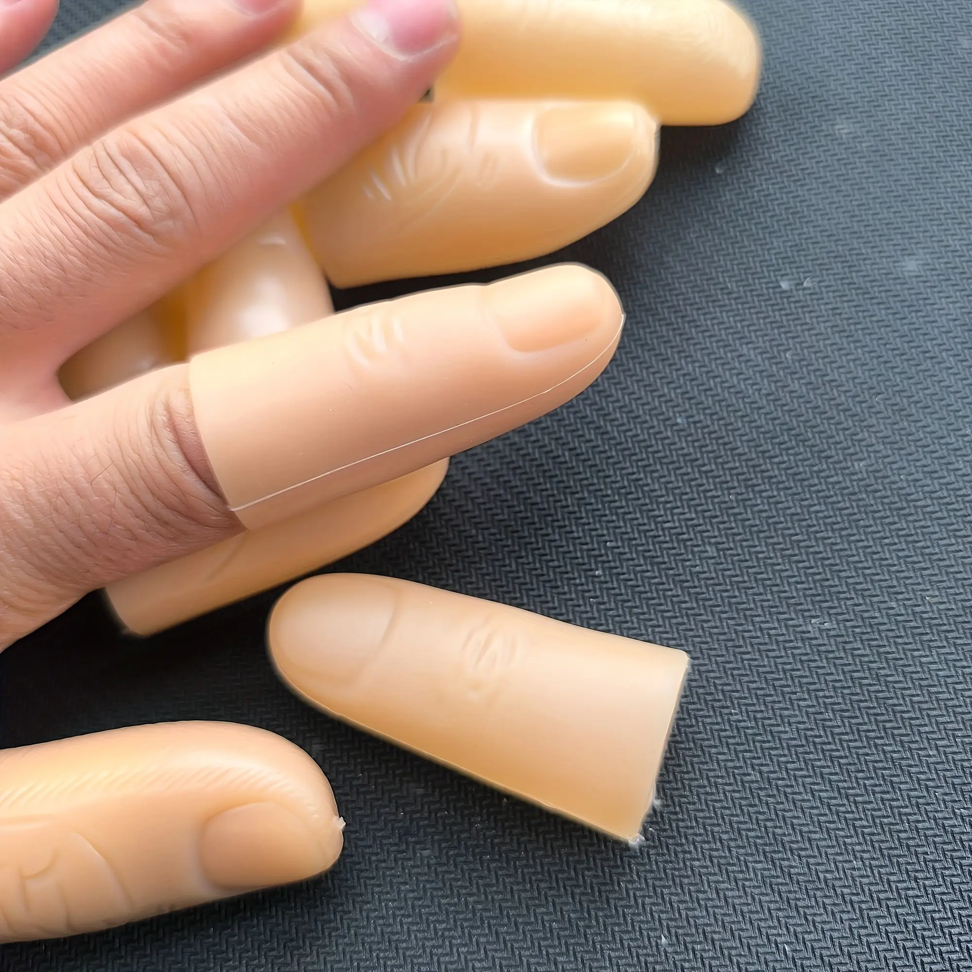 10pcs Light Silicone Fit Finger Protectors, Durable Non-Slip Grip Enhancers, Soft Comfortable Design, Ideal for Outdoor Activities
