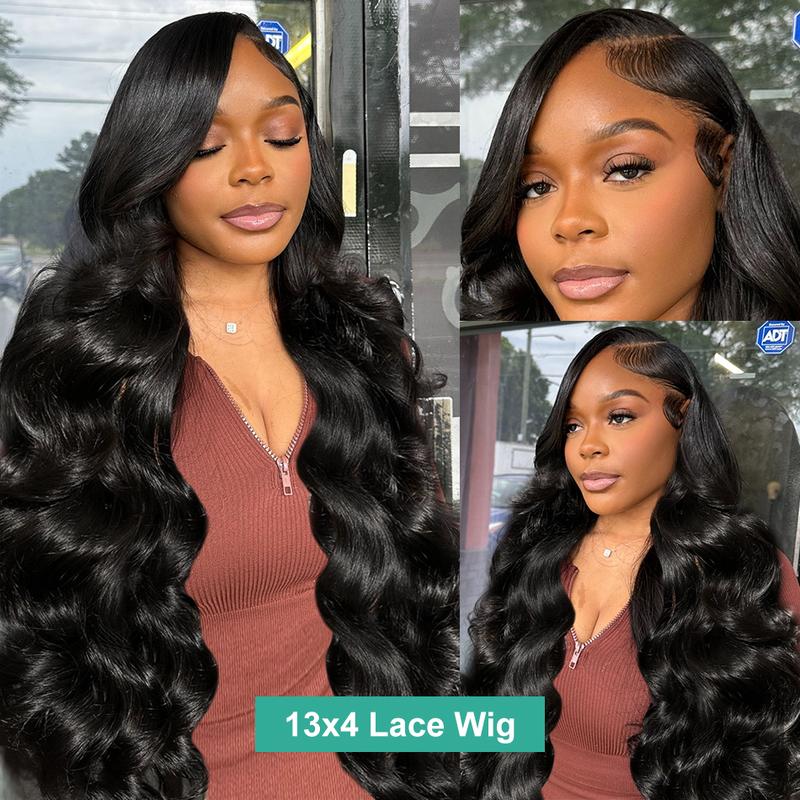 Bling Hair Body Wave Lace Wigs For Women Real Human Hair Wigs Hd Transparent 13x4 Lace Frontal Wig 34 36 Inch 13x6 Lace Frontal Wig Pre Plucked 180 Density #TikTokShopHolidayHaul