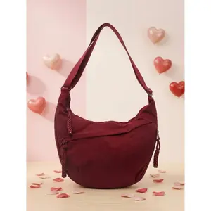 Women's Nylon Handbag Sling Bag - Moisture-Proof, Multi-Pocket, Slouchy, Lightweight, Retro Corduroy Dumpling Hobo Purse Crossbody Bag - Sports Outdoor Gym Travel Tote, Purses Crossbody Bag,summerwins