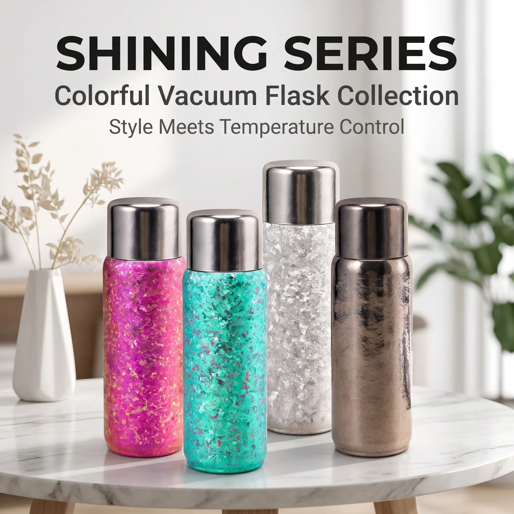 14oz Pure Titanium Insulated Tumbler, Zero Coating, Dual Layer Vacuum Insulation, Magnetic Lid, Hand Hammered, Gift Box Packaging