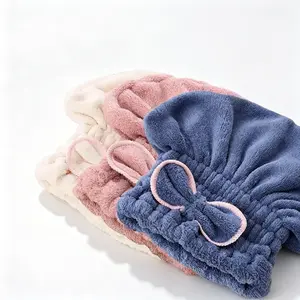 3PCS Microfiber Hair Towel Wrap For Women, Super Absorbent Quick Dry Hair Turban With Ultra Soft Fabric, Wet Hair Drying Cap For Curly Hair, Long Hair And Overnight Hair Care, Bathroom And Travel Essentials