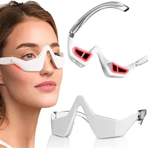1PC USB eye beauty device for eye care, portable home facial and eye care device, 3D eye beauty massager with heating, microcurrent, red light, deep relaxation, home eye massager, beauty care machine