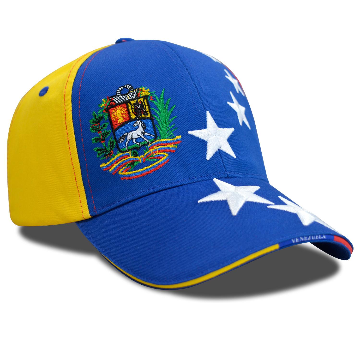 3D Embroidered Venezuelan Flag Baseball Cap| Adjustable Strap| Street Fashion Hat
