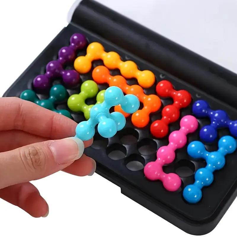 3D Puzzle Logic Space Toy, Colorful Beads Game, DIY Brain-Training Educational Toy for Kids, Birthday Gift, Montessori Puzzles Gift #GLOBAL PICKS