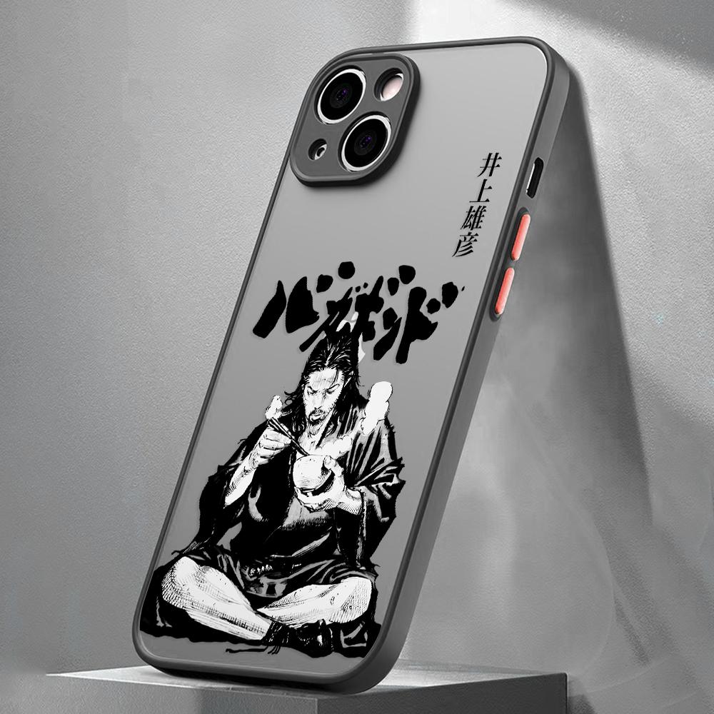 Vagabond Inoue Takehiko Phone Case for iPhone 17 16 15 14 13 12 11 Pro Max X Xs Matte Transparent Hard Cover