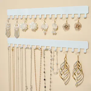 adhesive necklace hook necklace hanging storage white upgrage Extended