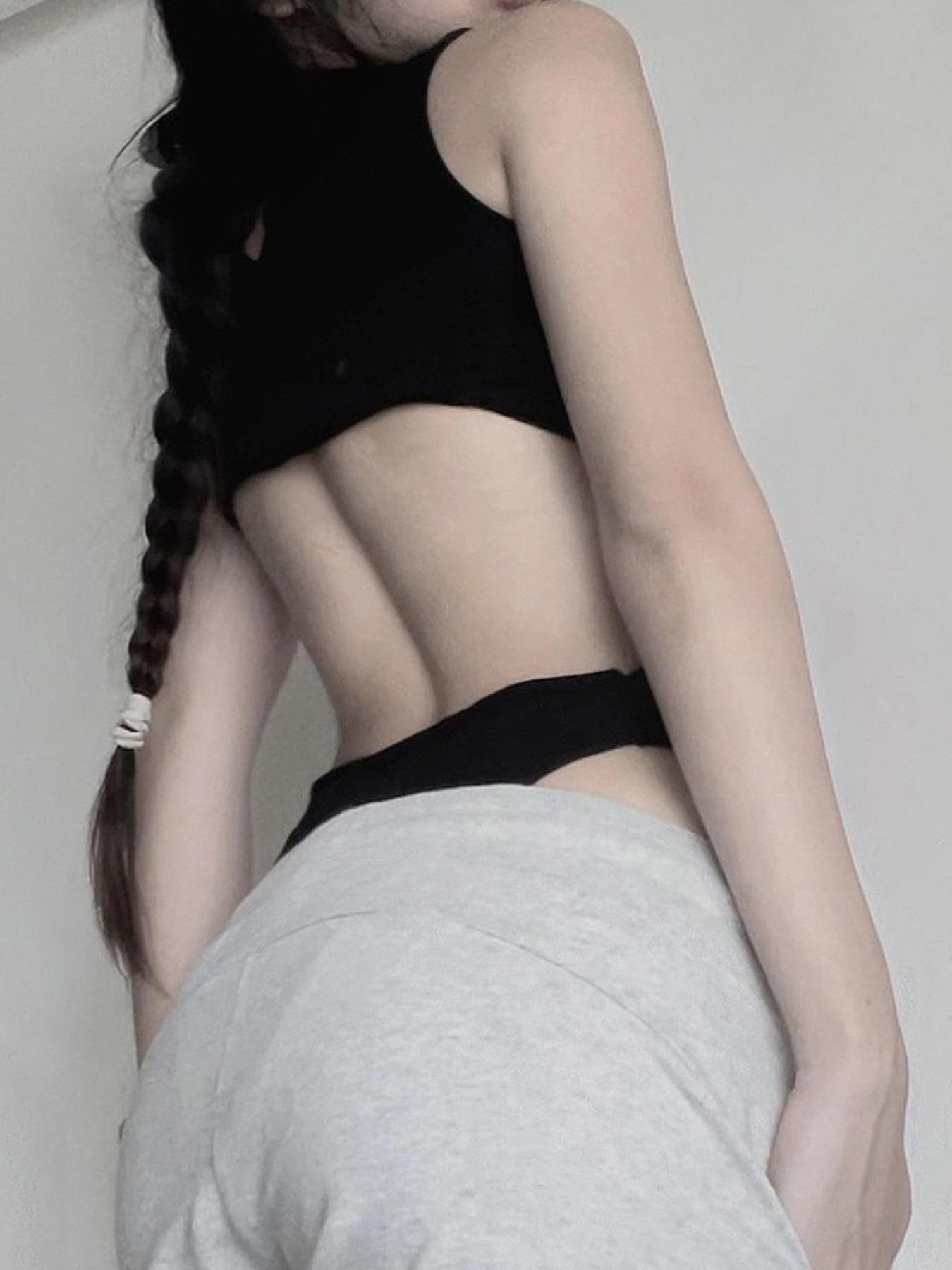 Women's Plain Cut Out Bodysuit, Street Fashion Solid Sleeveless Bodysuit for Daily Outdoor Wear, Summer Clothes for Women, Womenswear, Fit