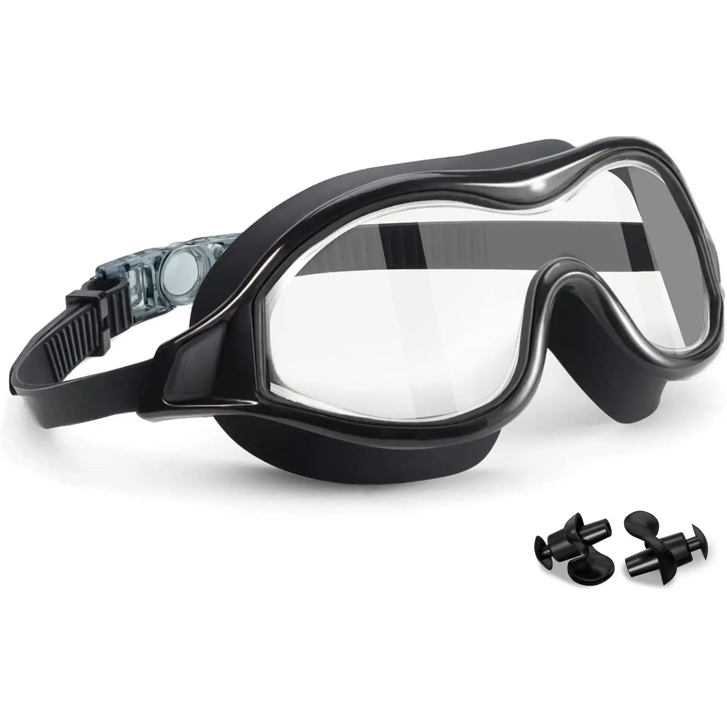 Swim Goggles No Leaking Anti-Fog Pool Goggles Swimming Goggles for Adult Men Women Youth, UV Protection 180° Clear View