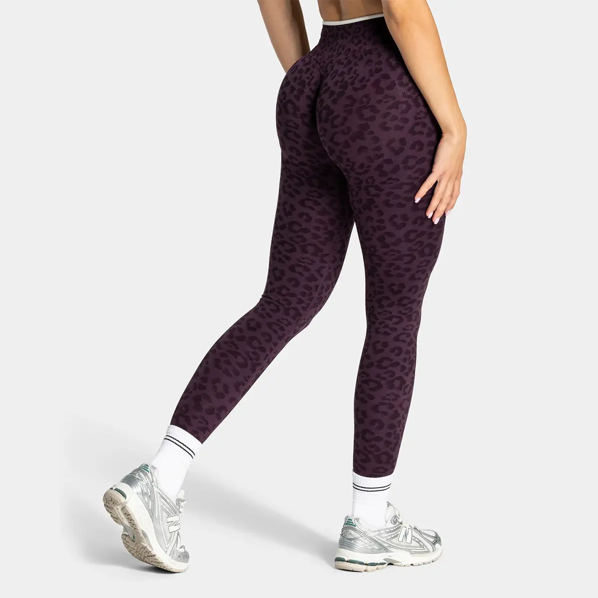 New Butt-Lifting Slimming Yoga Pants With Tummy Control And Leopard Print, Suitable For Running, Playing Ball, And Exercising
