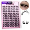 Rabbit Eyelash Cluster Series, Manga Lash Extension, Cartoon Style Fine Faux Mink Lash Extension, Anime Fairy Single Root Design, Wet Look Effect, Fluffy DIY False Eyelashes, Fake Lashes, Volume Eyelash Clusters #GLOBAL PICKS