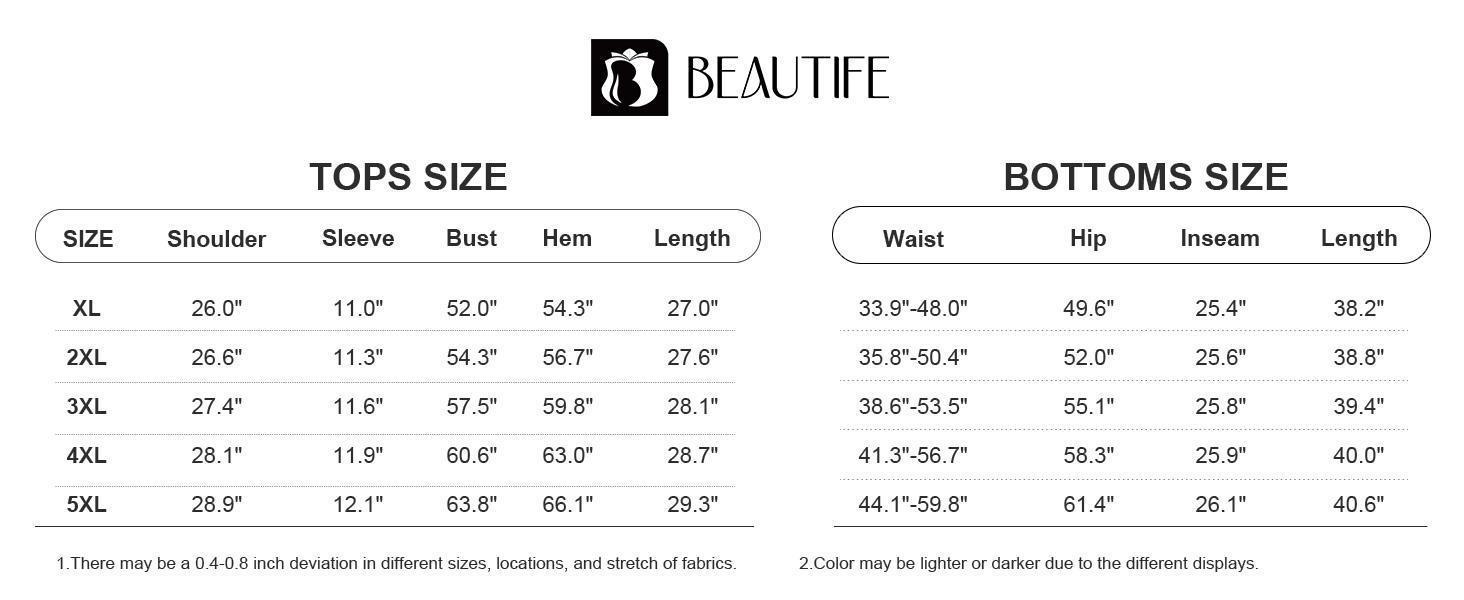 【1XL-5XL】Plus Size Curve Imily Bela Curve Womens Plus Size 2 Piece Outfits 3/4 Sleeve Tops and Wide Leg Pants Loungewear Pajamas Sets