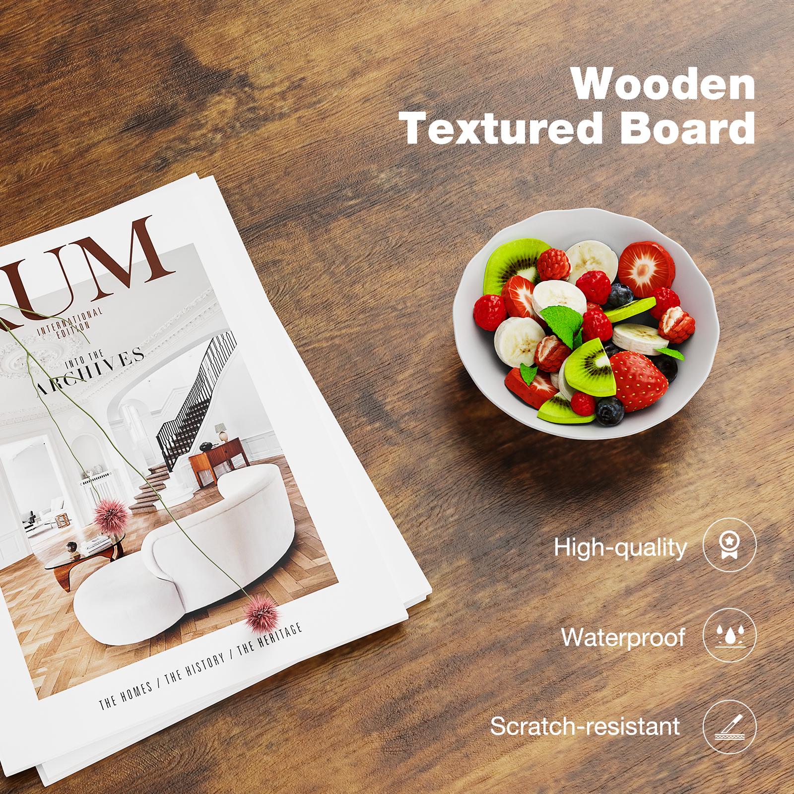 Lift Top Coffee Table with Hidden Compartment and Storage Shelf, Adjustable Wood Center Table for Living Room