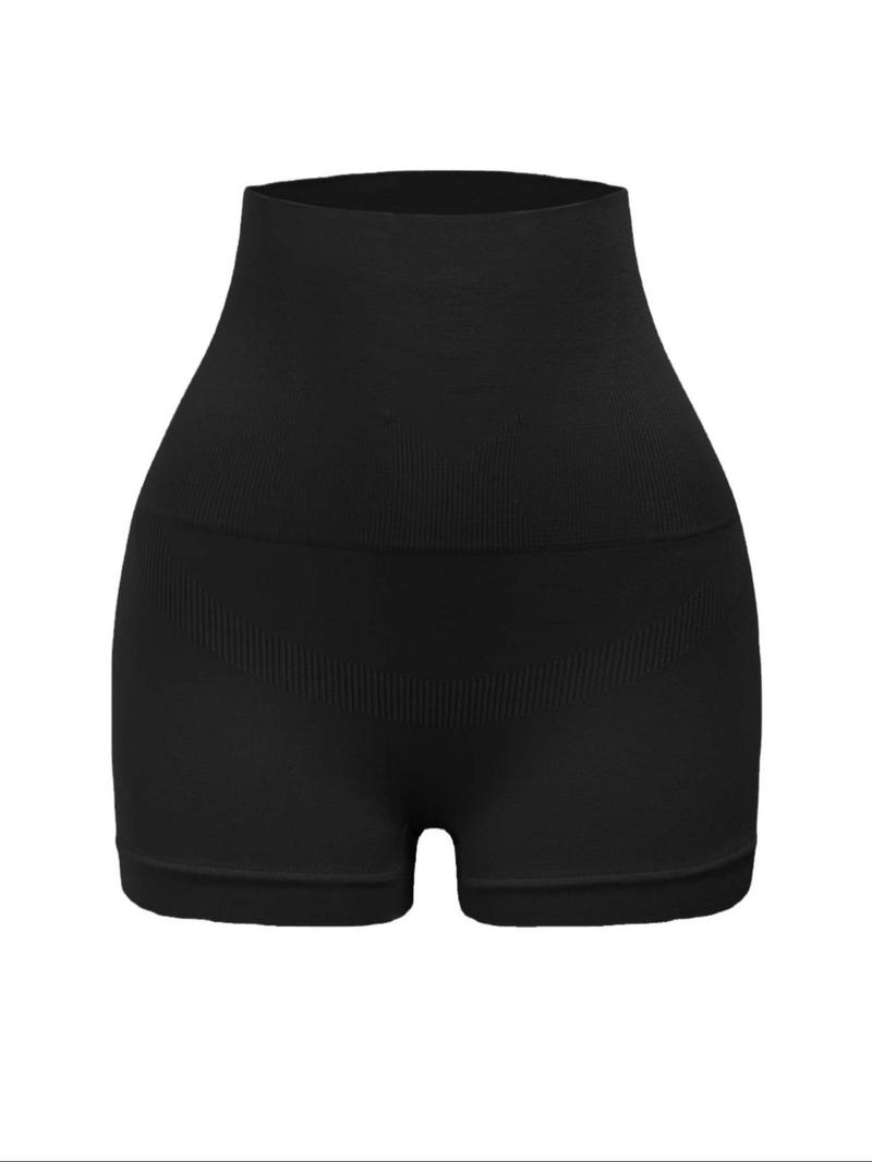 Women's Cut Out High Waist Shapewear Shorts, High Waisted Shaper, Breathable Comfortable Shaper, Tummy Control Butt Lifter, Ladies Shapewear Bottoms, Womenswear