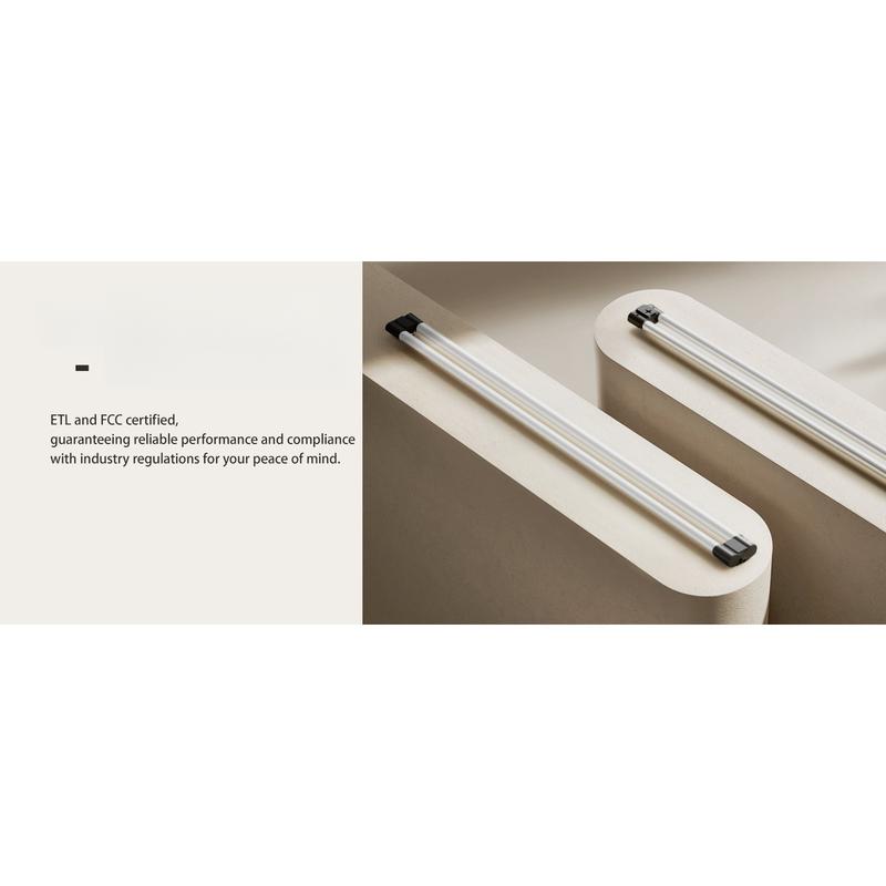 LED Shop Light, 4ft, Utility, Black, Frosted, Plug & Play, 4500 Lumens