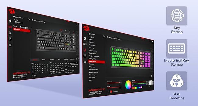 Redragon K745 PRO Wireless Gasket RGB Gaming Keyboard, 108 Keys Mechanical Keyboard w/Extra 4 Hotkeys, Hot-Swap South-Facing LED Socket, 5-Layer Noise Dampening, Round PBT Keycaps, Mint Mambo Switch,Charming Purple
