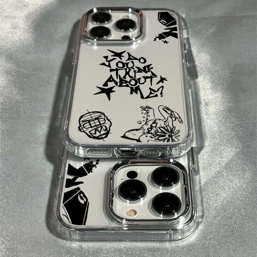 Phone case suitable for Apple iPhone 17 Air 16 15 14 13 12 Pro Max Plus Electroplated Lens frame Transparent Soft Shell, Hot ATP Album By Nsqk