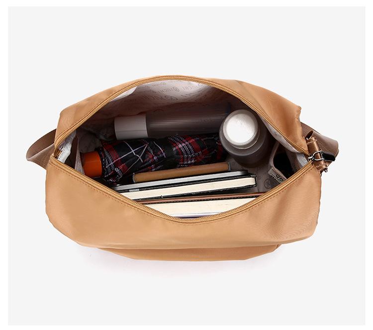 Nylon bucket bag, niche high-end large-capacity commuter tote bag, shoulder bag, multifunctional backpack