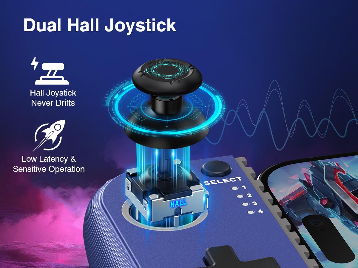 ESYWEN Mobile Game Controller for iphone/Android, Wireless Phone Controller with Phone Case Support, Gaming Controller Support PS Remote Play,Xbox Cloud,Steam Link,GeForce Now,MFi Apple Arcadeand Call of Duty, Roblox