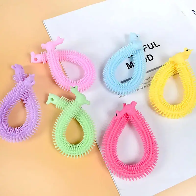 Stretchy Fidget Toy,Upgraded Sensory String,Colorful Stretchy Strings Fidget Toy for Kids,Adults,AutismAlleviate children's anxietySensory stress relief