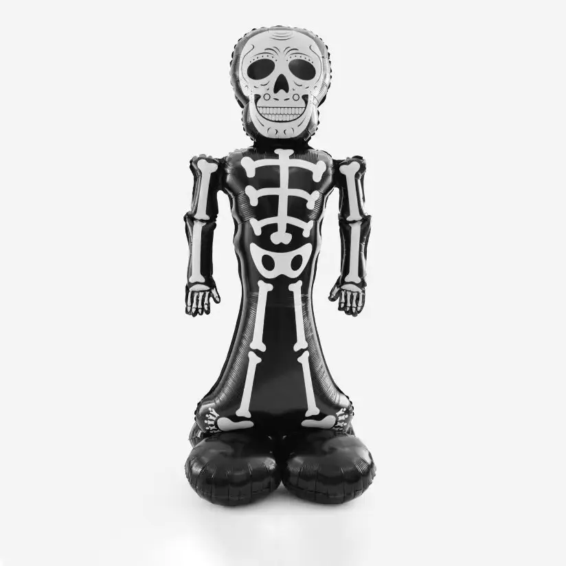 1pc Halloween Foil Balloon, Helium-Ready Inflatable Party Decoration, Indoor Outdoor Use, Birthday & Halloween Party Supplies